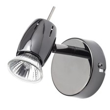 Litecraft Spotlight Wall or Ceiling Adjustable 1 Light - Black Nickel Clearance