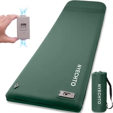 Self Inflating Sleeping Pad with Electric Pump, 3.14" Ultra-Thick Memory Foam Sl