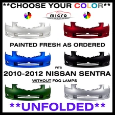 NEW FRONT BUMPER FOR 2010-2012 SENTRA PAINTED *CHOOSE YOUR COLOR* NI1000271