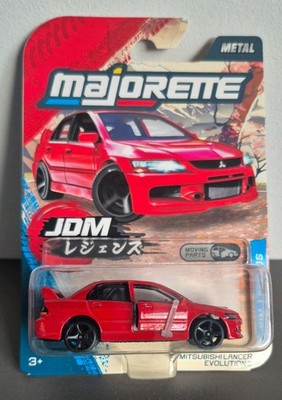 Mitsubishi Lancer Evolution 9 rot Evo JDM Legends Series Majorette Druckguss-Auto