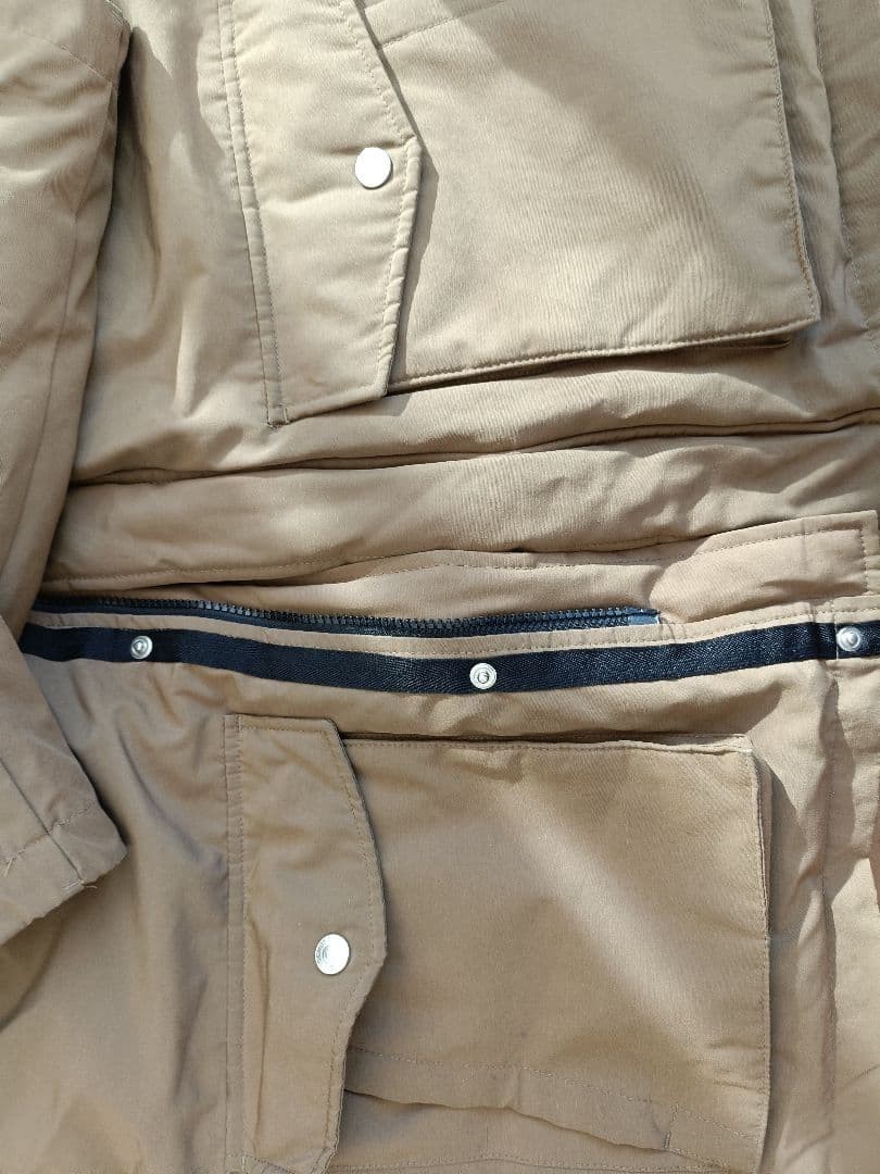 Excellent condition Schott down jacket beige size… - image 9