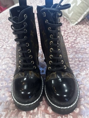 Louis Vuitton Star Trail Monogram Ankle Boots Women Size 37 1/2