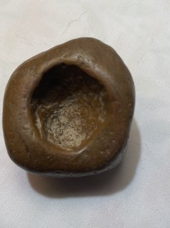 Indian Artifact Medicine Stone Bowl Arrowhead Paint Pot