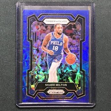 2023-24 Prizm Shake Milton Choice Blue 34/49 #215