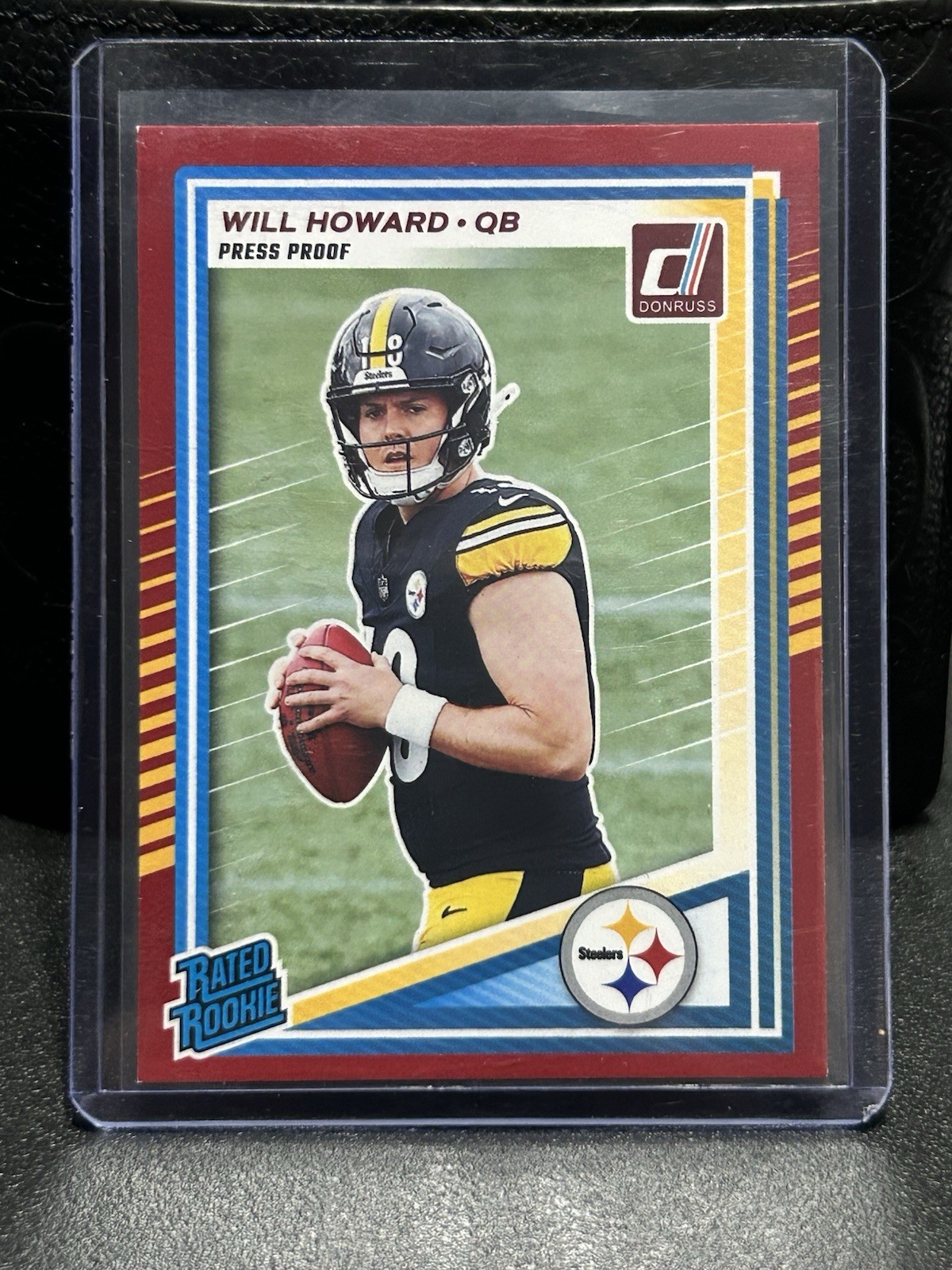 Will Howard 2025 Donruss #309 Press Proof Red Price Guide - Sports