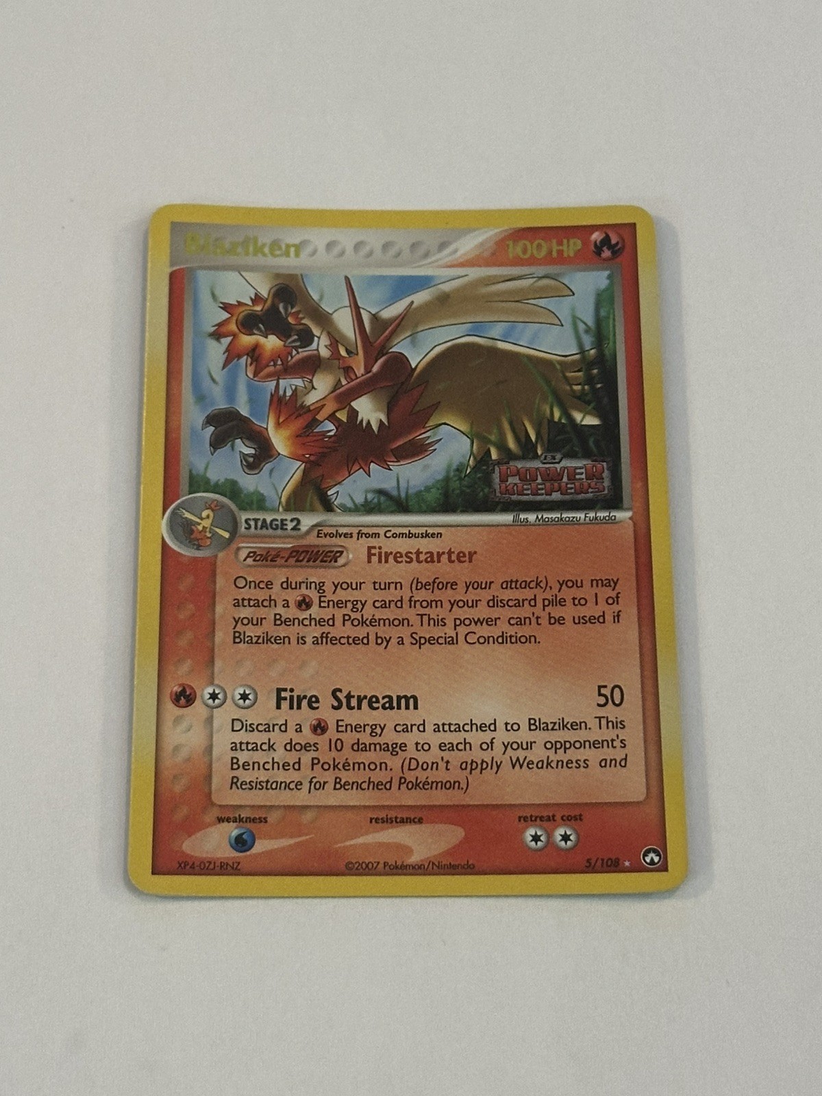 Blaziken Reverse Holo (Stamped) Rare Power Keepers 5/108 LP