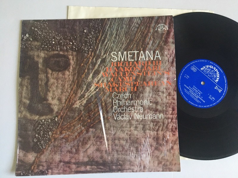 Classical Supraphon 1101584 Lp Record Smetana Czech Vaclav Neumann