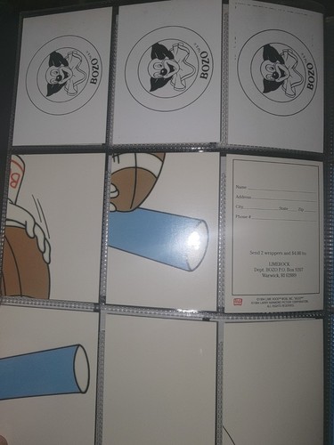 Larry Harmon's BOZO MASTER CARD SET LIME ROCK ALBUM, BINDER, ALL CHASE CARDS HTF - Picture 5 of 10