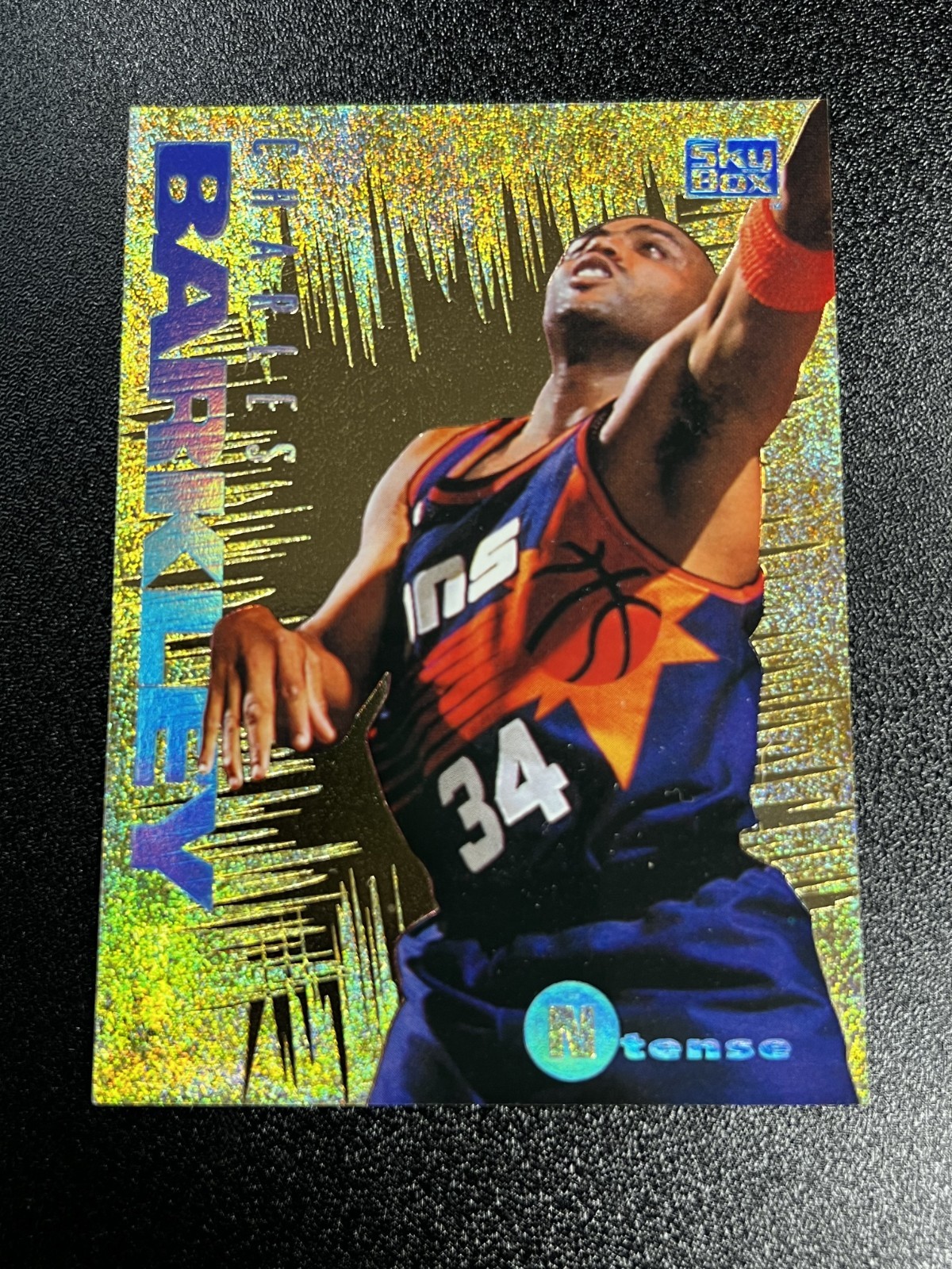 Charles Barkley 1994-95 Skybox Emotion Ntense Holo Foil #1 Phoenix Suns HOF MVP