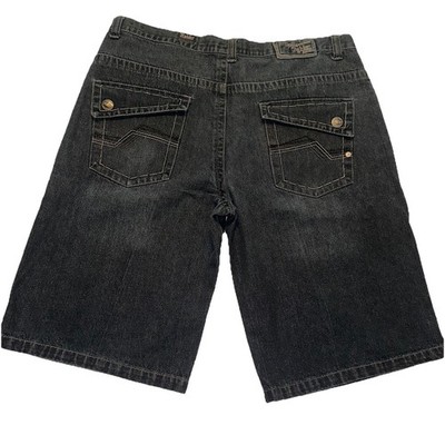 VTG Raider Jean Co Shorts Mens 42 Baggy Wide Leg Hip Hop Skater Jorts Denim Y2K