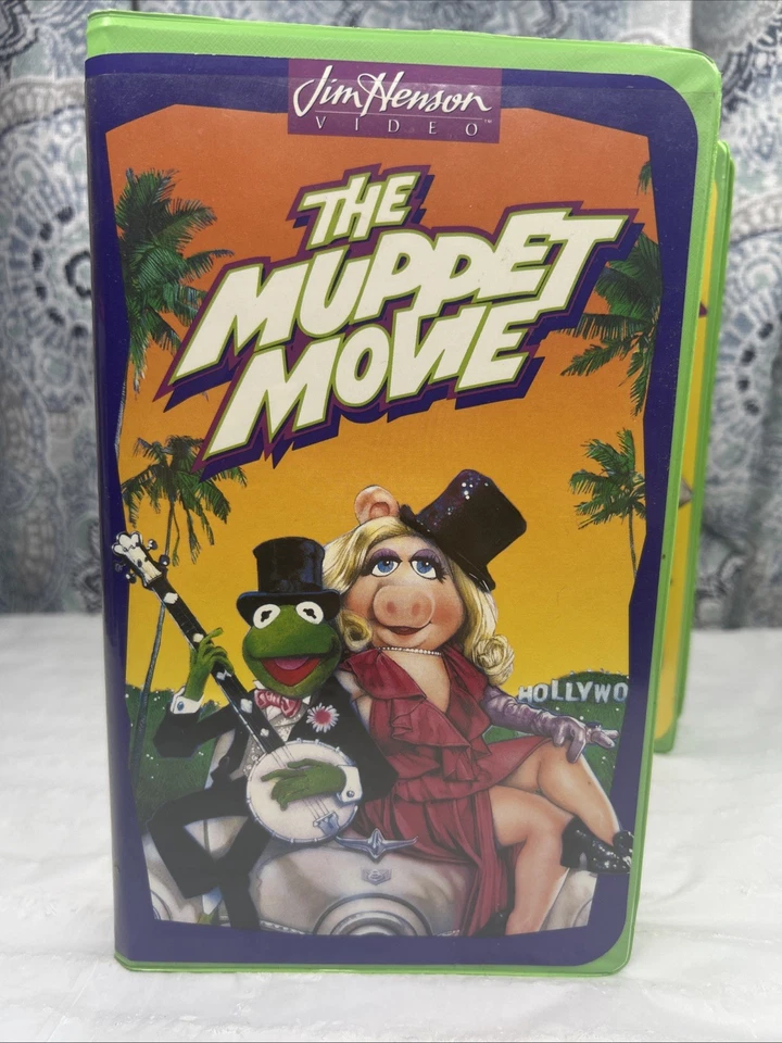 Muppet Movie Lot With The Great Muppet Caper Kermit Piggy Henson VHS PRE-OWNED - Image 2 of 4