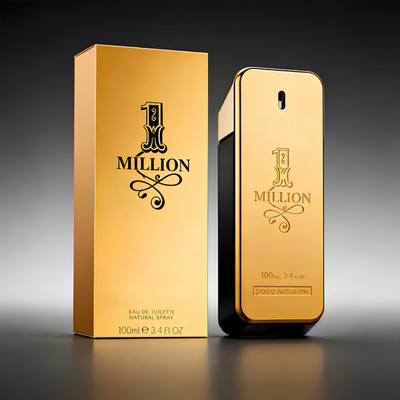 1 Million Paco Rabanne 3.4 oz Cologne for Men Long Lasting Fragrance 100ml New