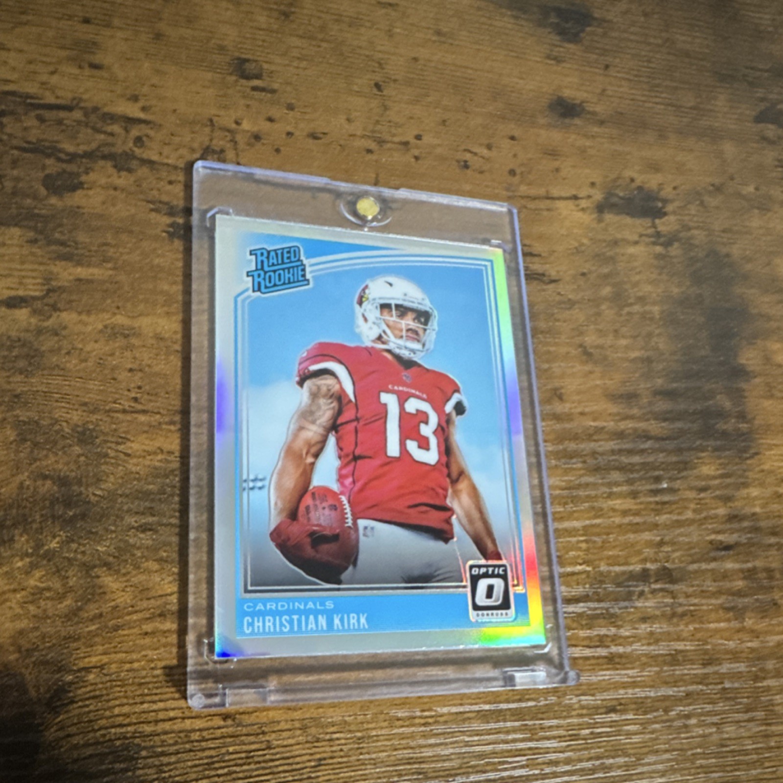 Panini 2018 Donruss Optic Rated Rookie Holo #163 Christian Kirk Cardinals