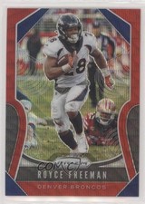 2019 Panini Prizm Red Wave Prizm 122/149 Royce Freeman #204 fm0