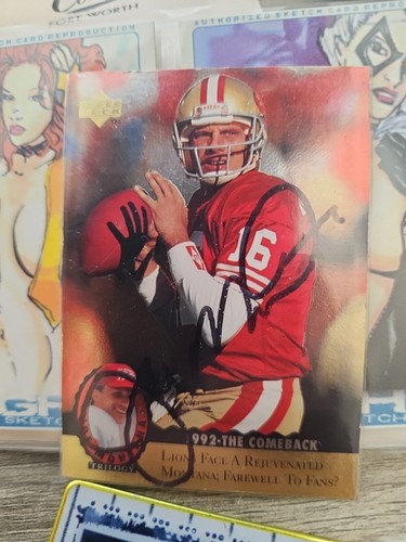 Joe Montana #G36 1992 Upper Deck Gold card