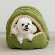 Winter Thick Pet Bed   Detachable Washable Warm Cat Nest Tent Sze L