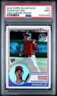 2018 Topps silver pack 1983 chrome promo SHOHEI OHTANI PSA 9 #51