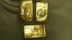 3 - 1973 Columbus Mint 1 oz Bronze Bars (no silver) Christmas, T'Giving, Col +++