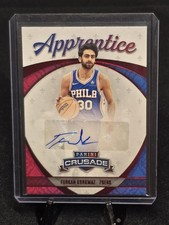 2021-22 Panini Chronicles Furkan Korkmaz Red Apprentice Signatures #APP-FUR