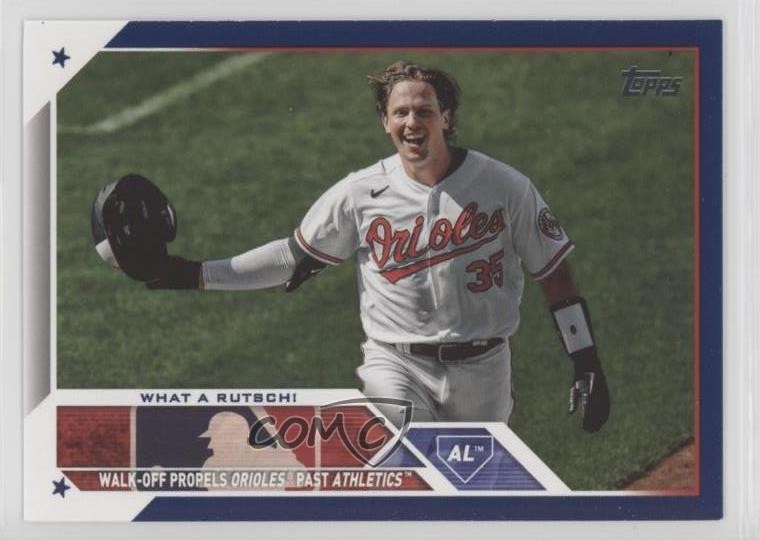 2023 Topps Update Retail Royal Blue Adley Rutschman Checklist Rookie RC ...