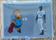 Bo Jackson Kansas City Royals & Bart Simpson "Yo Bo" NM-MT 