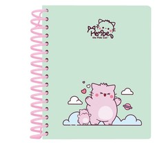 PEMBE THE PINK CAT   Notebook 120 Sheets A6, Hard Cover, Ideal for Children of D