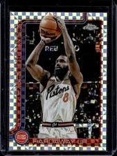 2025-26 Topps Chrome Tim Hardaway Jr. Refractor X-Fractor #7 Pistons