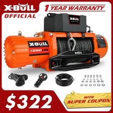 X-bull Electric Winch 12v 13000lbs Synthetic Rope Off-road Towing Truck Jeep 4wd X-bull Electric Winch 12v 13000lbs Synthetic Rope Off-road Towing Truck Jeep 4wd