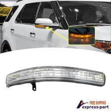 For Ford Explorer 2011-2019 Front Right Side Mirror Turn Signal Light LED Lamp