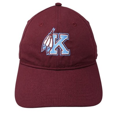 K Slideback Hat Red One Size Adjustable Embroidered Logo Under Armour