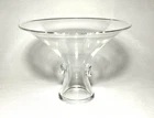 STEUBEN ~ Clear Crystal 4.75" BOUQUET VASE (#7985) George Thompson ~ USA