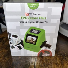 Wolverine F2D Super Plus Film to Digital Converter 35mm 126 110 Super 8