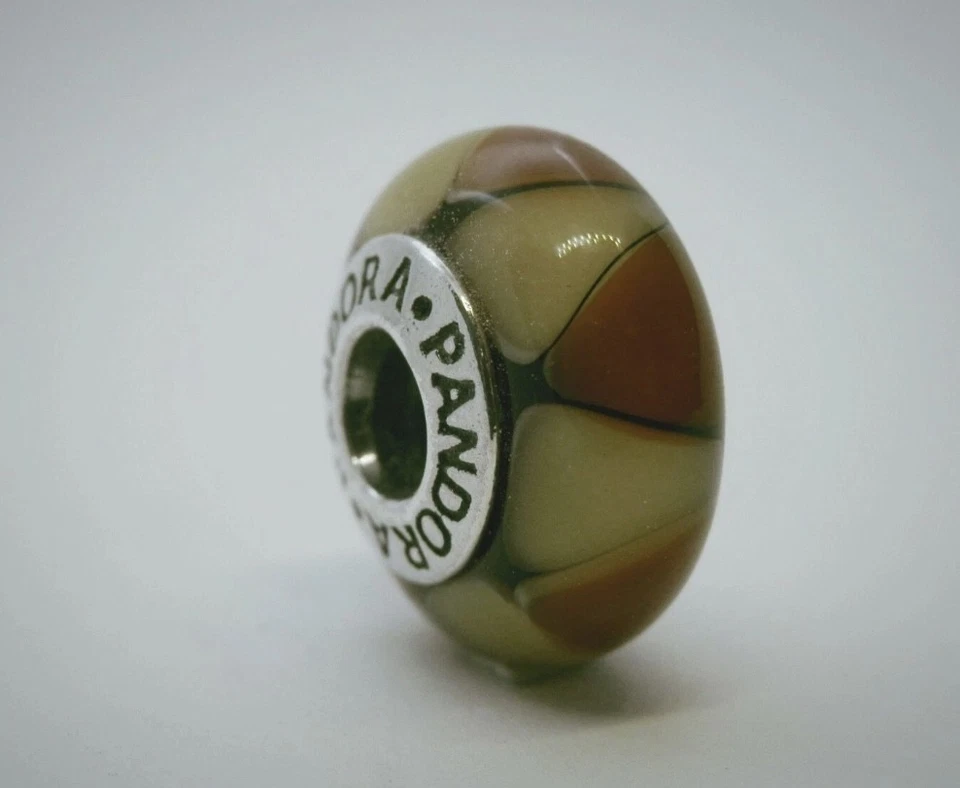 Pandora "Ámbar cautivador" encanto de Murano 790638 RETIRADO Foto 3 de 3