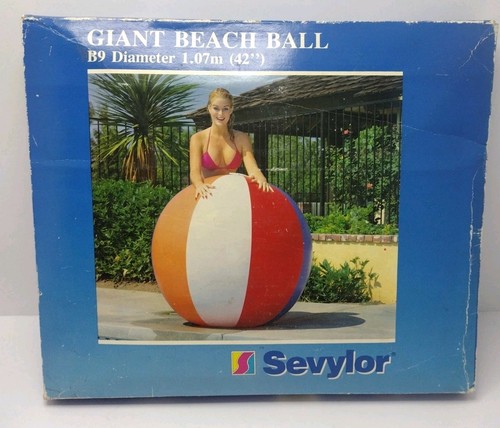 Rare Sevylor GIANT Beach Ball B9  42" in Original Box