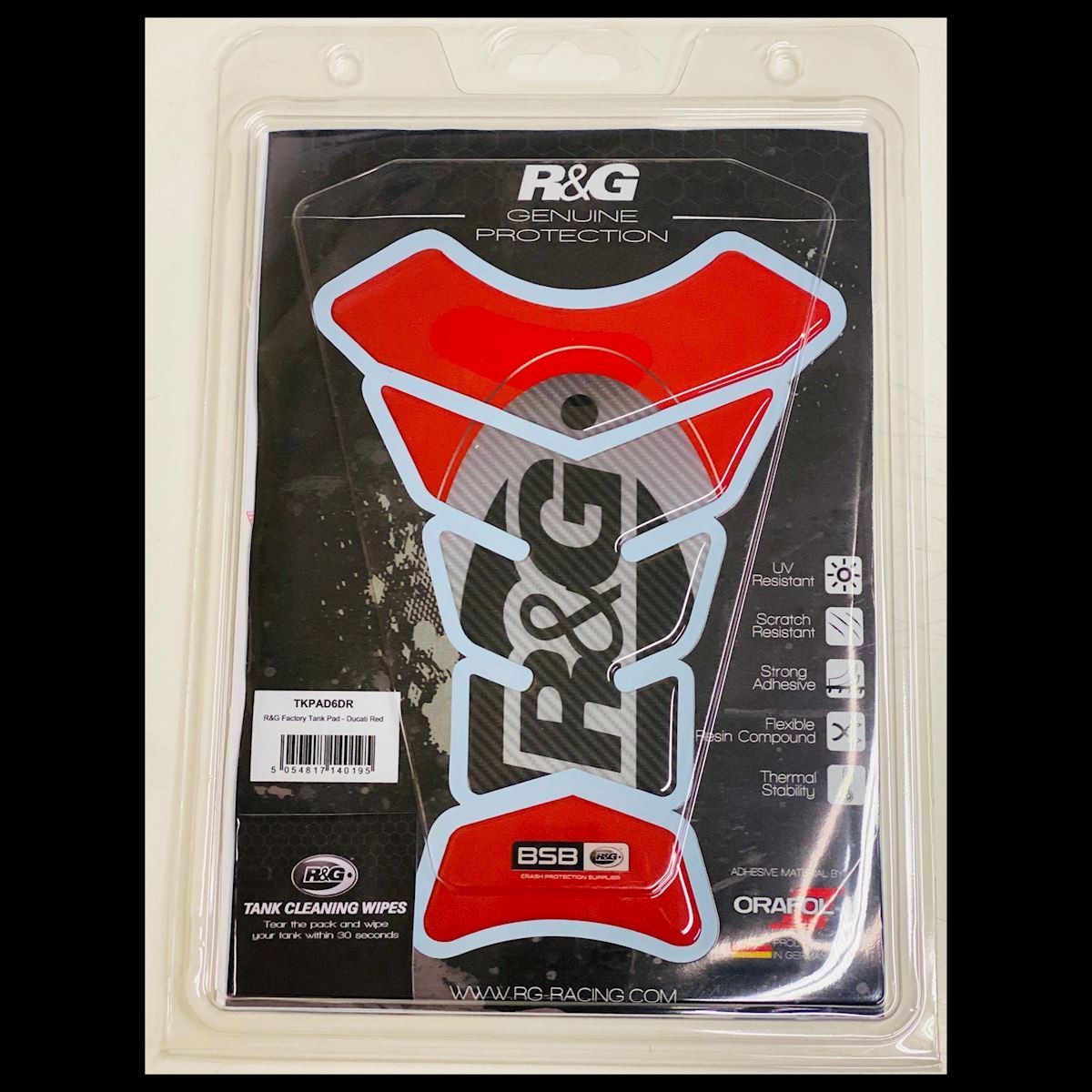 R&G Tank Pad Factory Red Ducati Universal