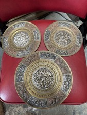 3 India Diety Shiva 3D Charger Plates