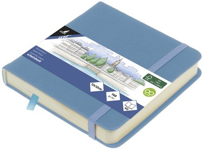 kangaro Skizzenbuch 80 Blatt 120 x 120 mm sky blue