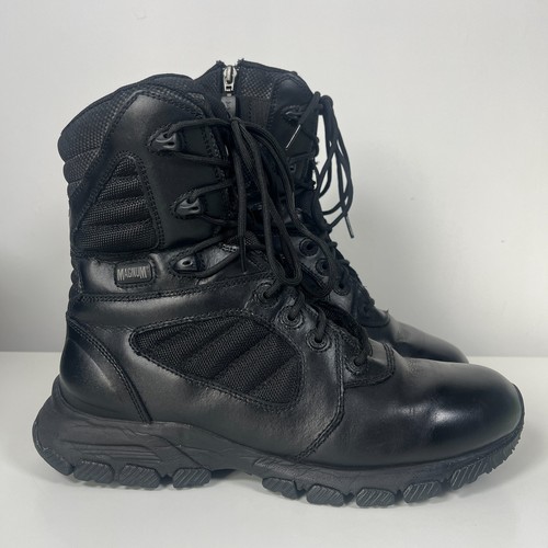 Magnum Lynx 8.0 Side-Zip Black Boots Tactical Police Uniform Security - Size 9 - Picture 3 of 18