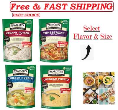 #ad New Bear Creek Soup Mix Select Flavor amp; Size Best Product. $5.77
