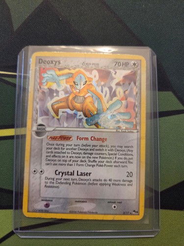 Deoxys Pokemon TCG Delta Species 2/17 Holo POOR
