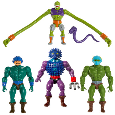 Master of the Universe Wave 14: Ssqueeze, Spikor, Eternian Guard & Man-At-Arms