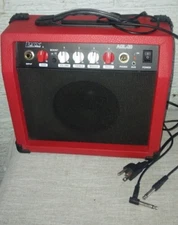 LyxPro Electric Guitar Amp 20 Watt Amplifier Built in Speaker Headphone Jack and