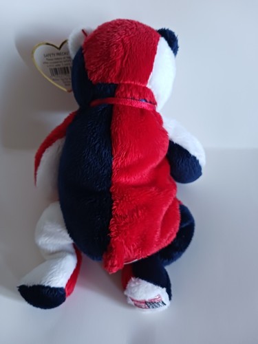 Ty Beanie Baby "Patriot" the Bear 2000 NWT - Picture 3 of 5