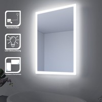 Led Badspiegel Badezimmerspiegel Mit Beleuchtung Wandspiegel Lichtspiegel 40X60