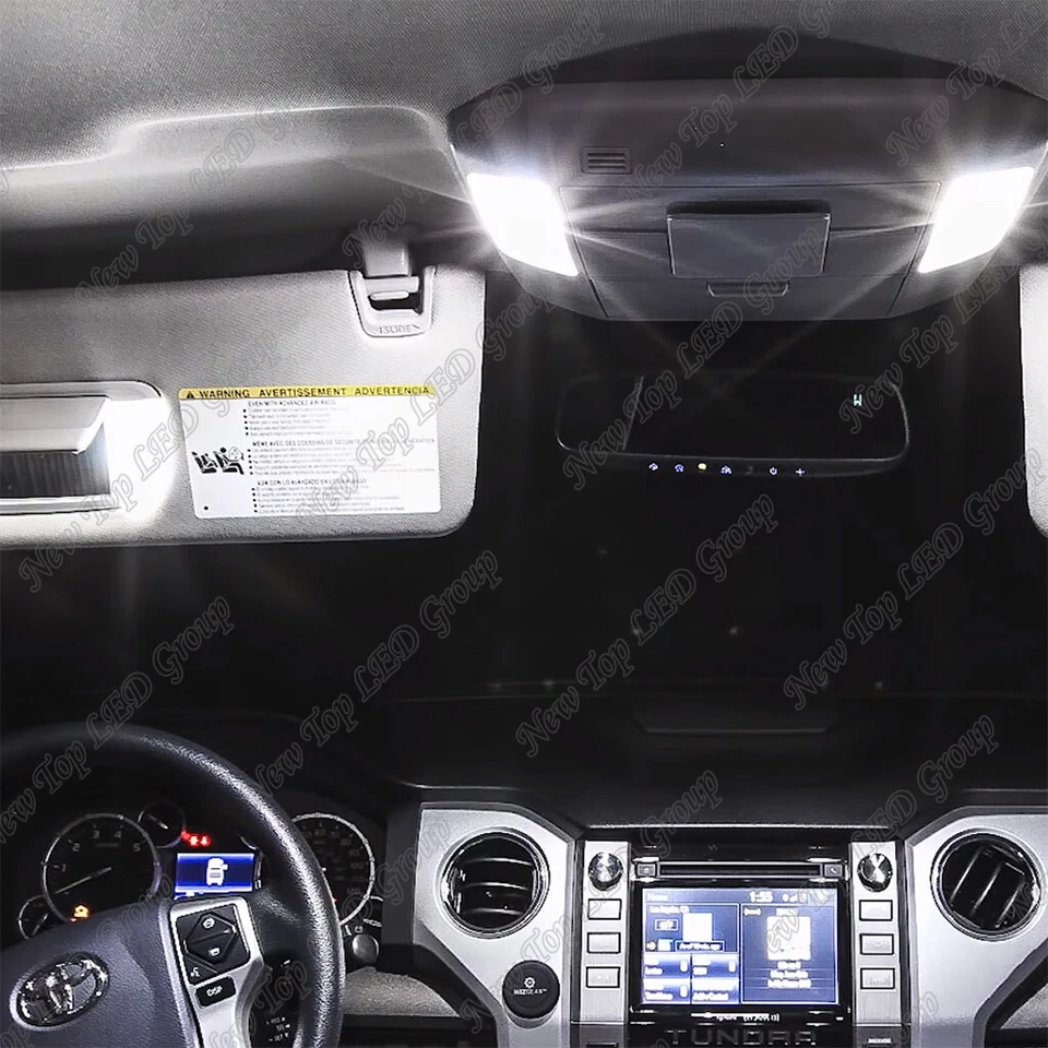 Kit de equipamiento interior 17x luces LED blancas para Toyota Tundra 2007-2020 2021 Foto 2 de 4