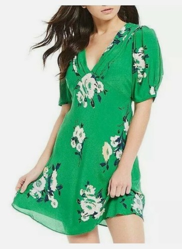 OB998041 Neon Garden Floral Mini Dress 