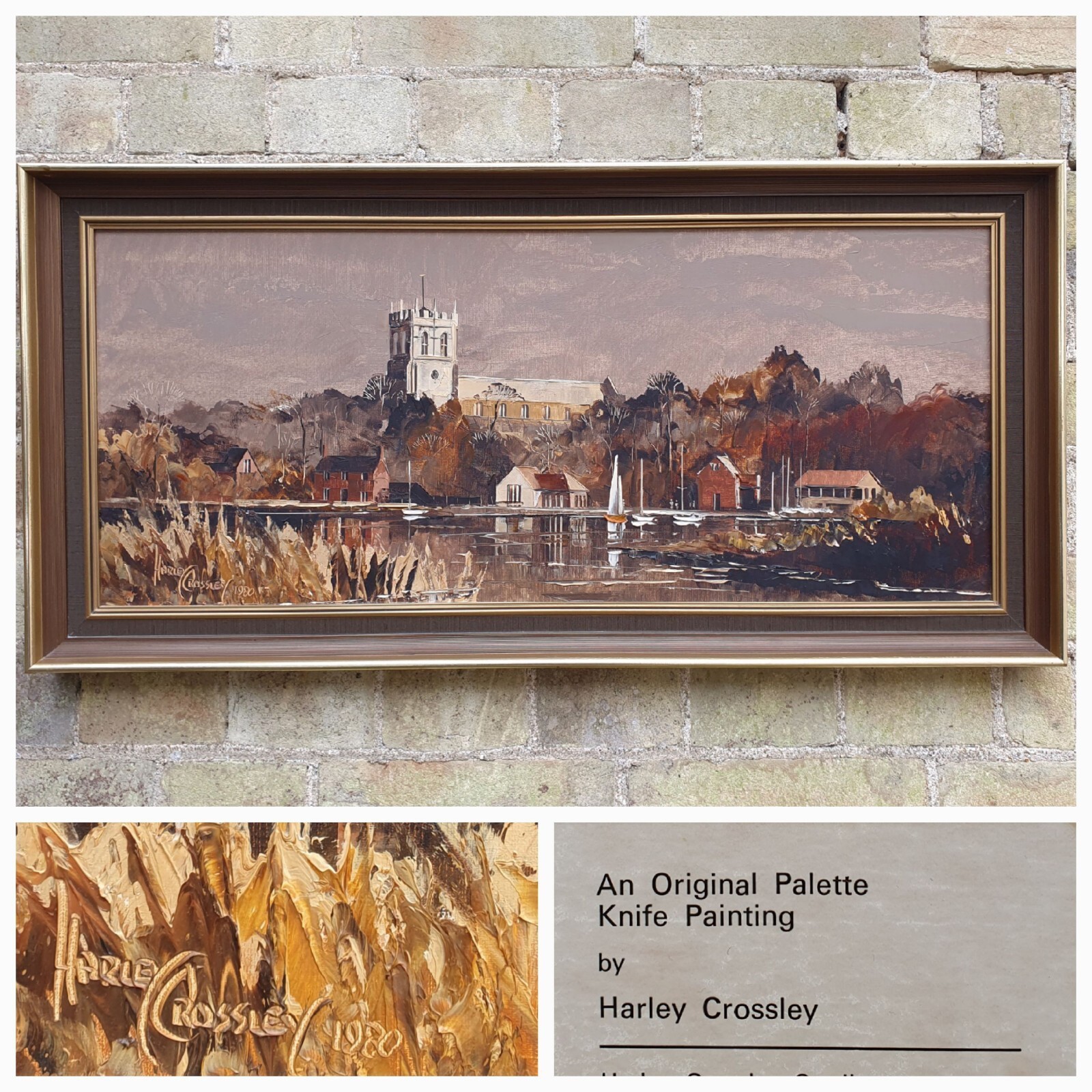 (L) Beautiful, Original Harley Crossley AMSOA Impasto Oil Painting