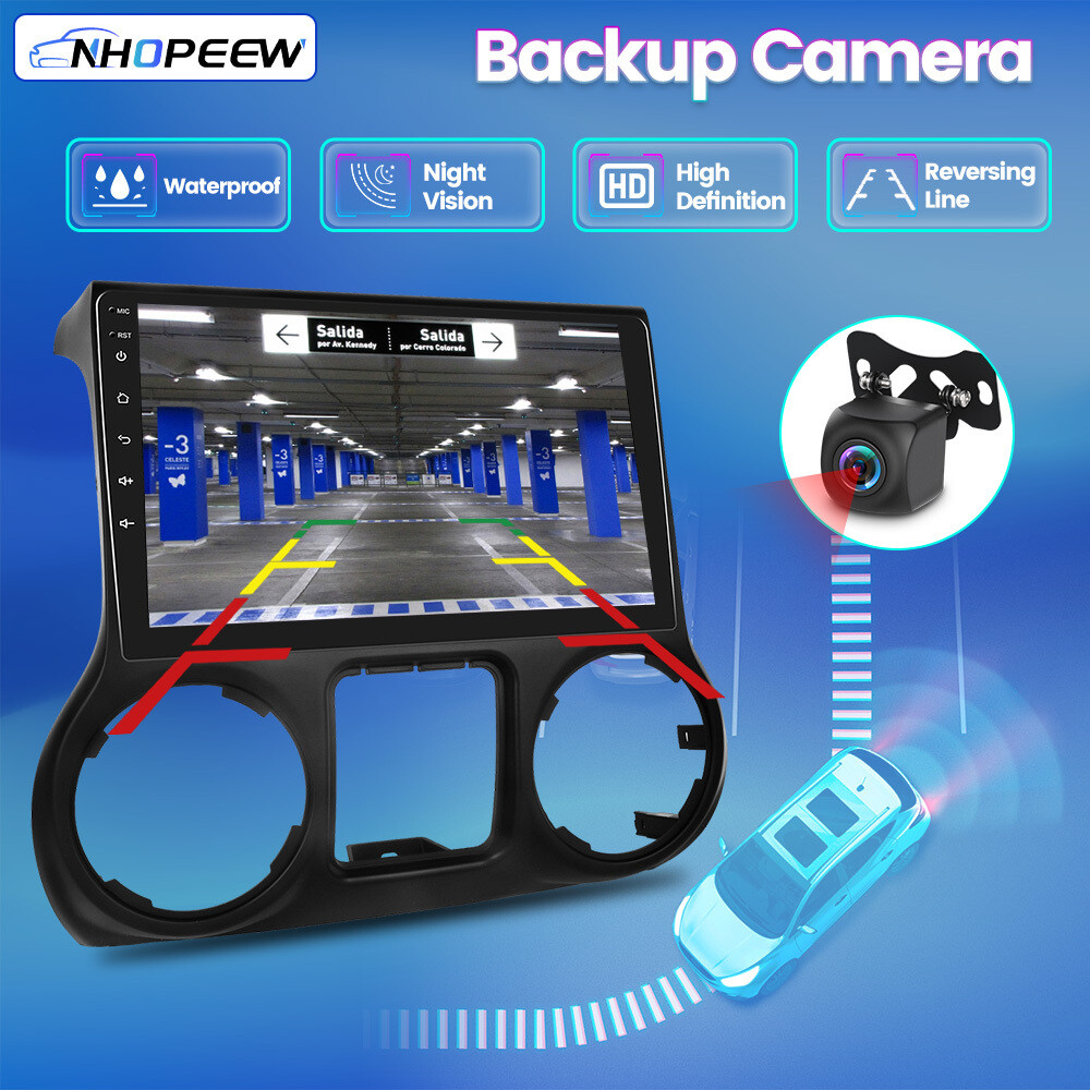 10.1"Android 15 Carplay Car Stereo GPS Navi Radio For Jeep Wrangler JK 2015-2017