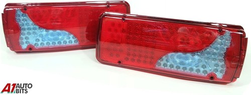 For Iveco Scania Volvo Daf Man 2X Led Rear Tail Lights 24V Truck Lorry Trailer - Picture 1 of 11