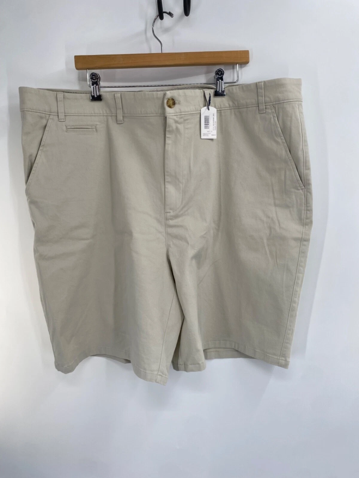 Johnnie-O Performance Golf Shorts Khaki Mens Big Beige Size 48 NWT